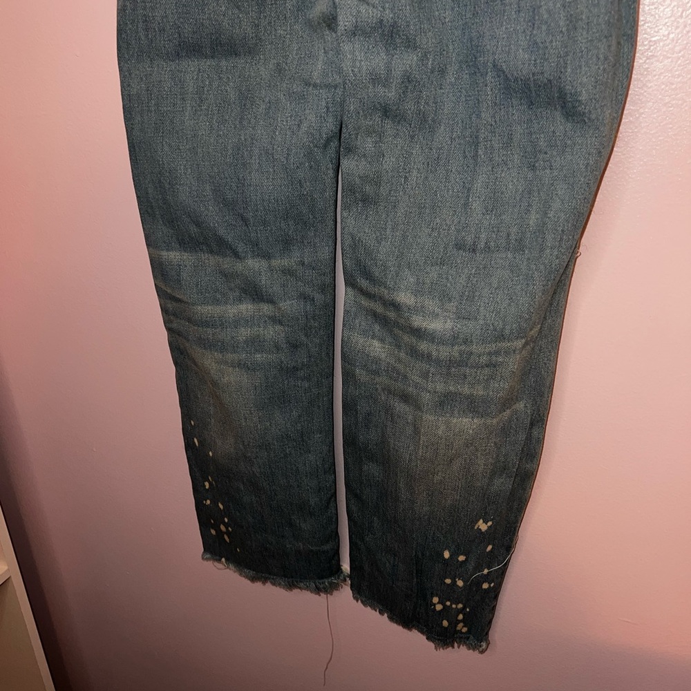 Urban Outfitters BDG Women’s Distressed Ripped Polka Dot Jeans - Picture 6 of 8